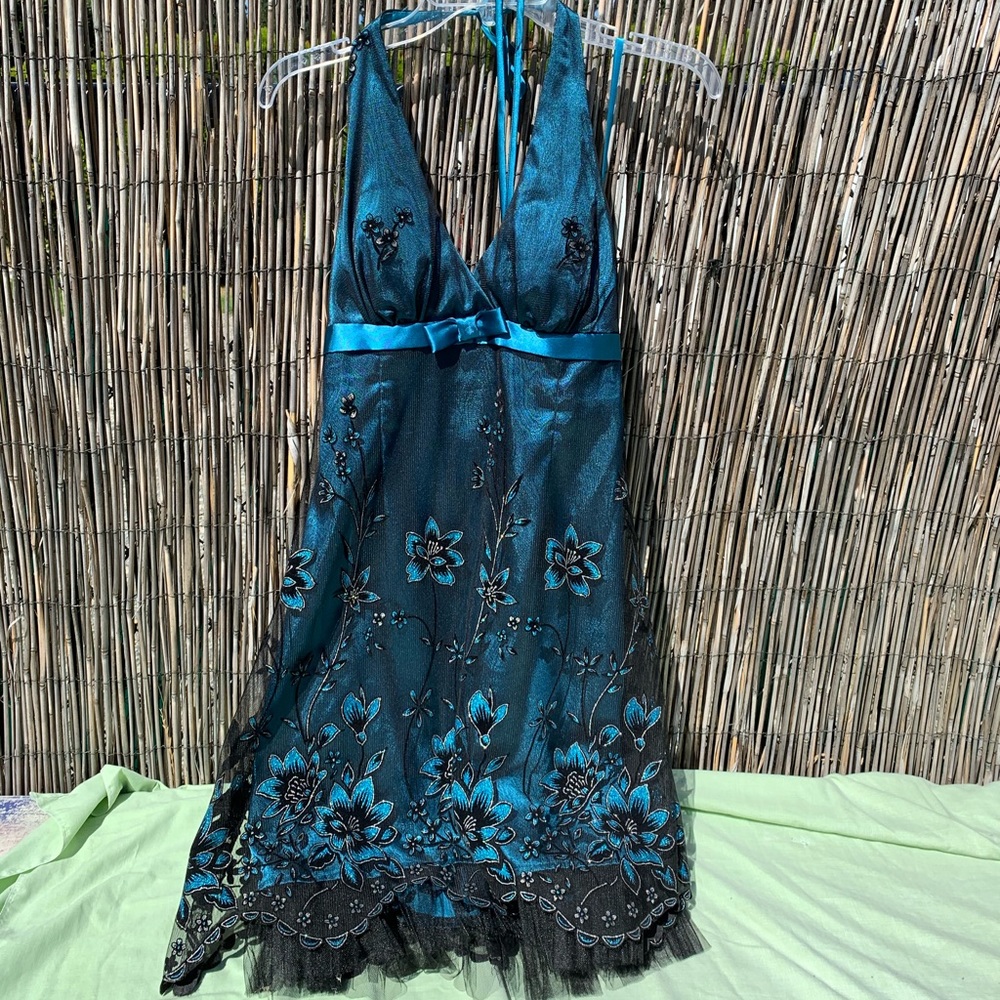 Blue and Black Morgan & co dress